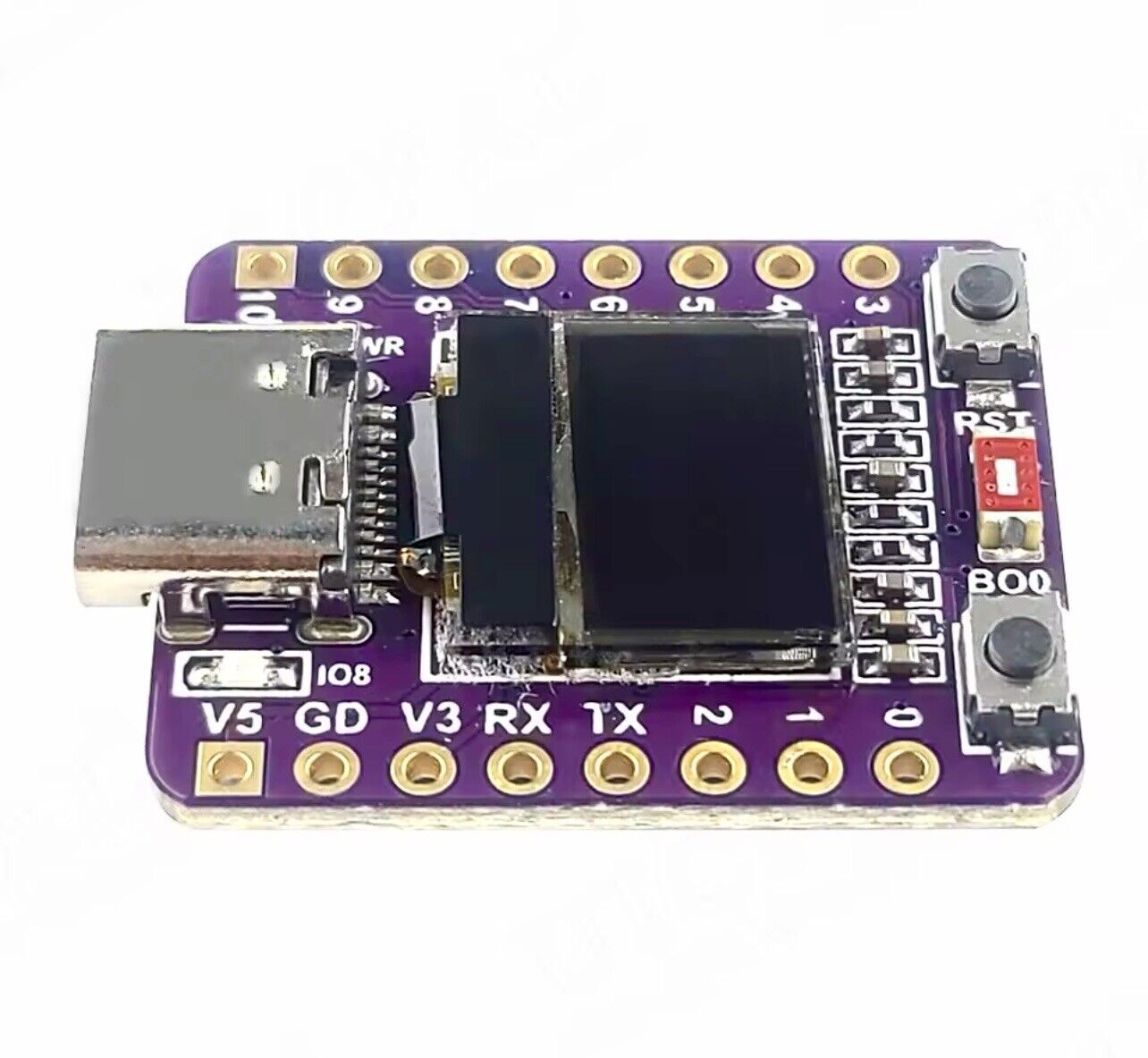 ESP32-C3 OLED Super Mini WiFi Bluetooth Development Board UART 32-bit I2CSPI