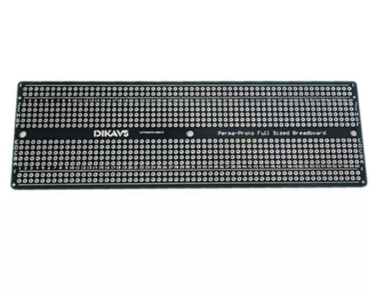 1PC 157x51mm Double Sided FR4 Breadboard Prototype PCB Solder Board All Colours