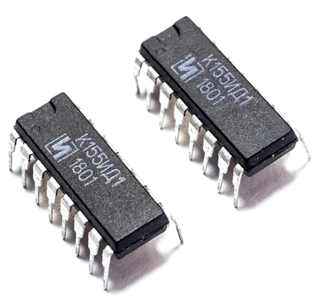 2 X Genuine K155ID1 Nixie Driver SN74141J DM74141N MH74141 IC K155ID1 SN74141
