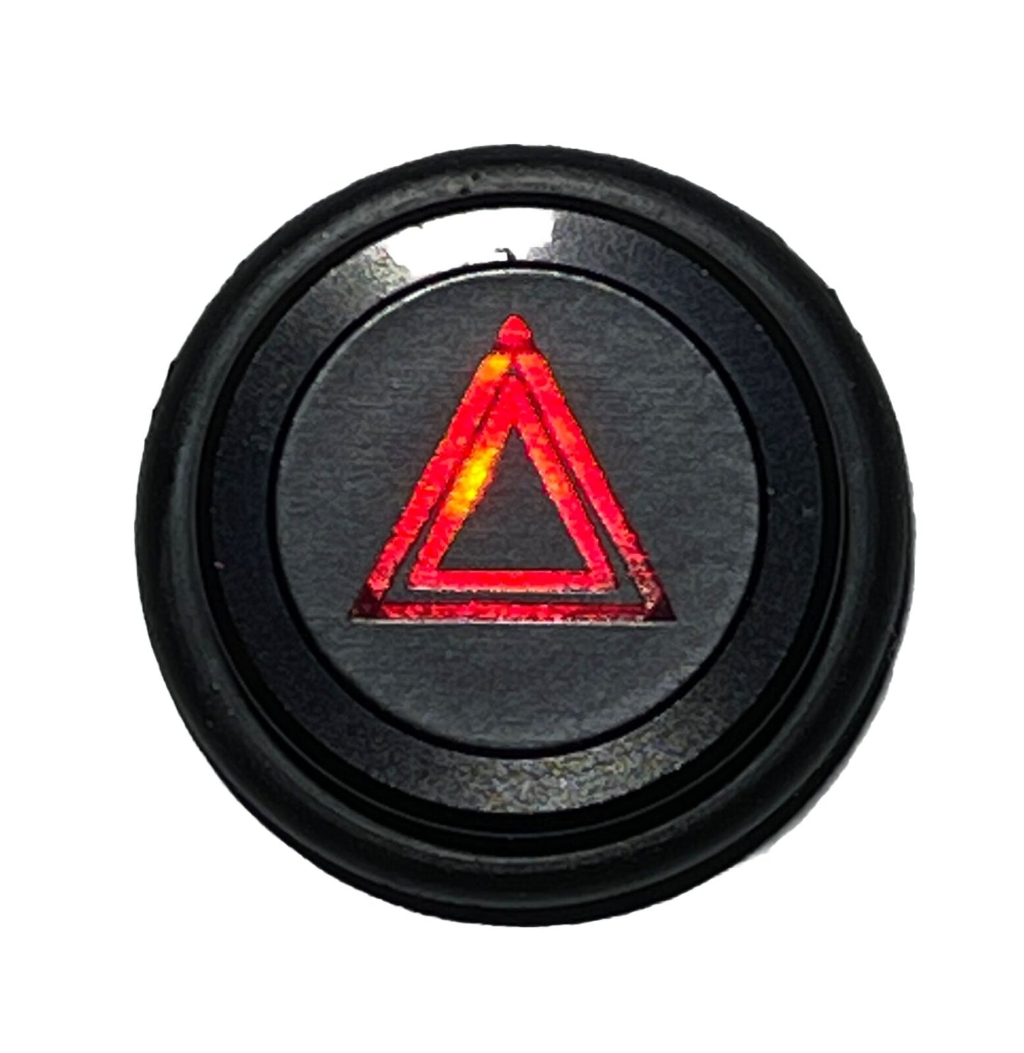 14mm RED HAZARD WARNING LED Dash Panel Pilot Light Indicator Lamp Car 12V-36V