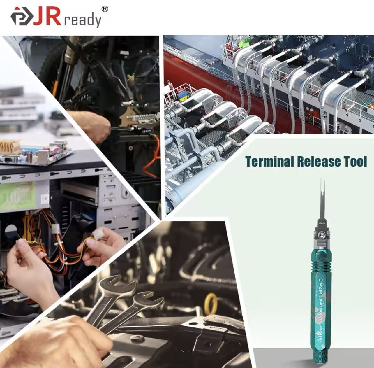 JR ready ST5255 Deutsch Pin Removal Tool Pin Socket NLok Bosch JPT Molex Removal