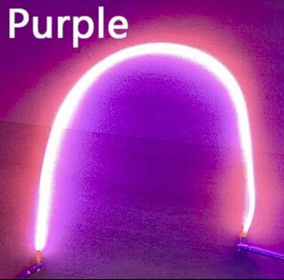 4PCS DC3V 300mm LED PURPLE Light Emitting Diode Flexible Silicone Filament