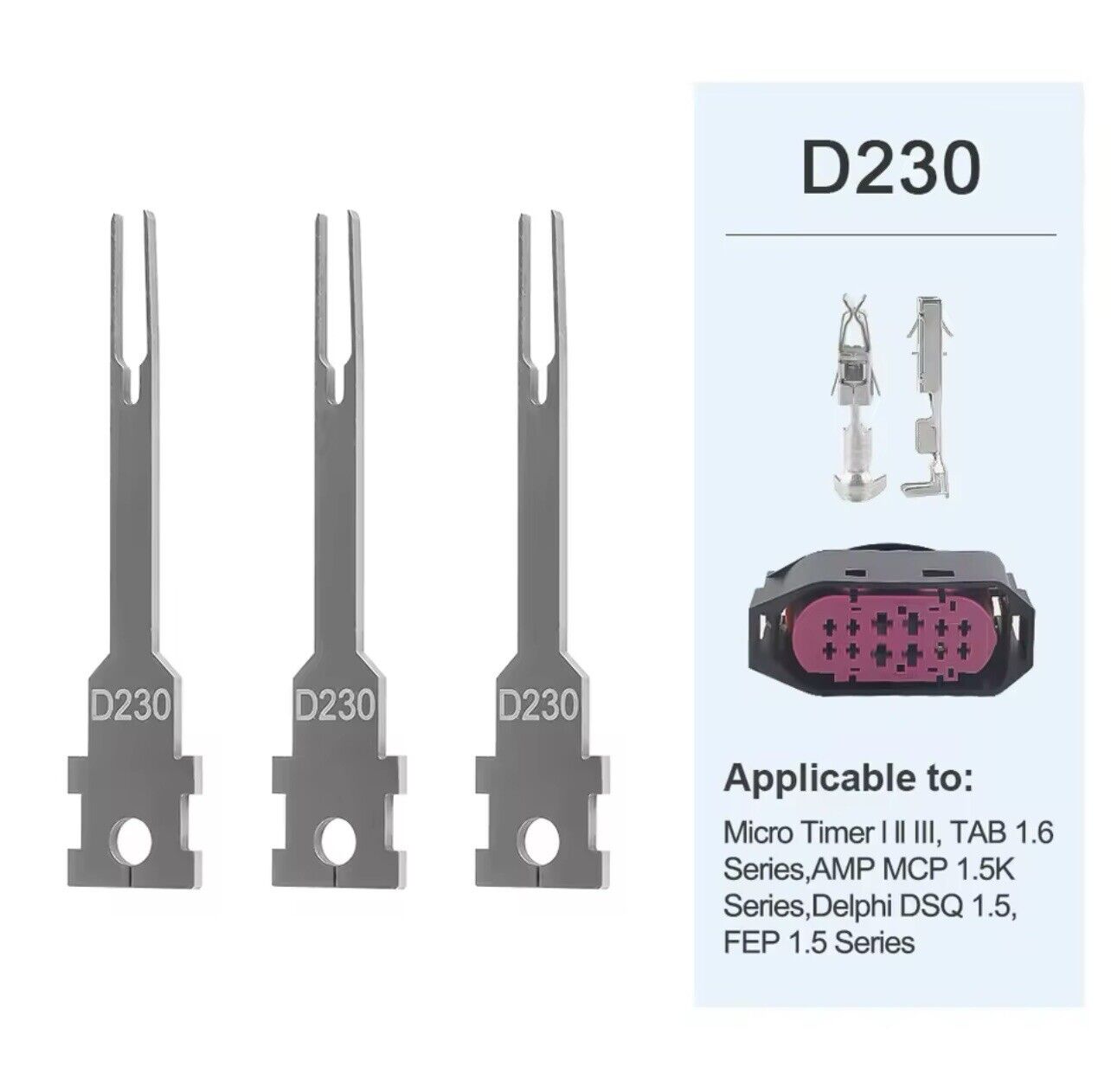 JR ready ST5255 Deutsch Pin Removal Tool Pin Socket NLok Bosch JPT Molex Removal