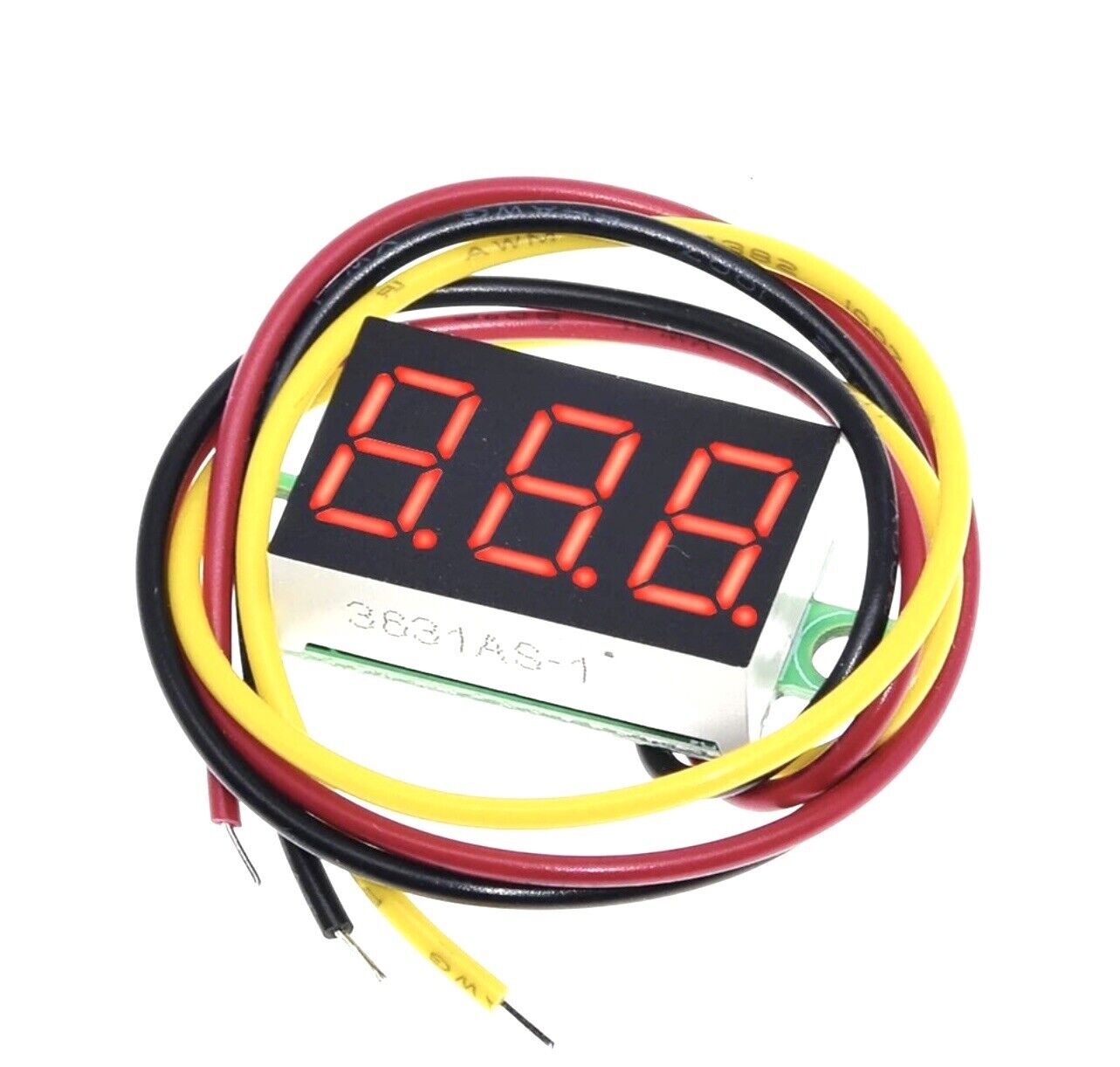 0.28”/0.36” Digital DC Voltage Meter LED Voltage Display Three Wire DC0-100V