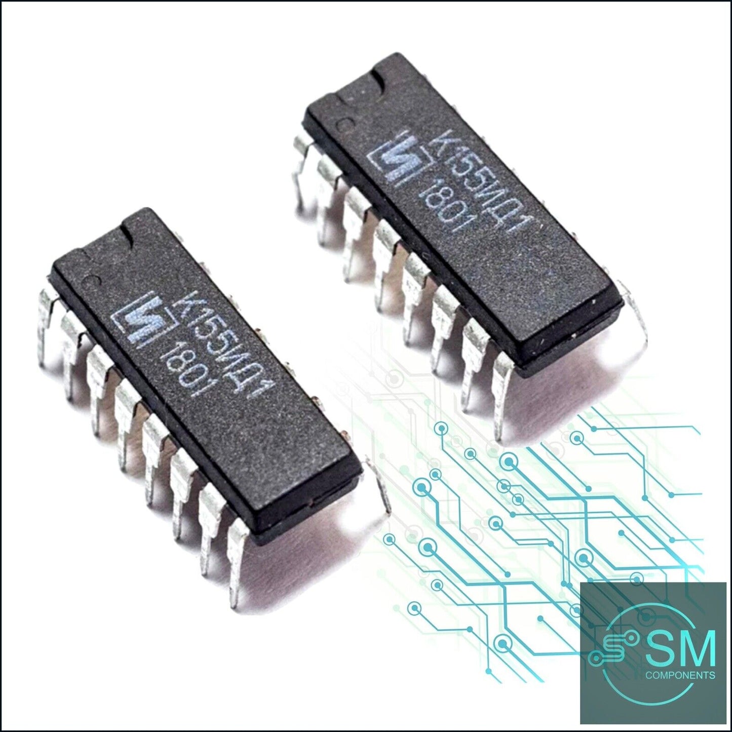 2 X Genuine K155ID1 Nixie Driver SN74141J DM74141N MH74141 IC K155ID1 SN74141