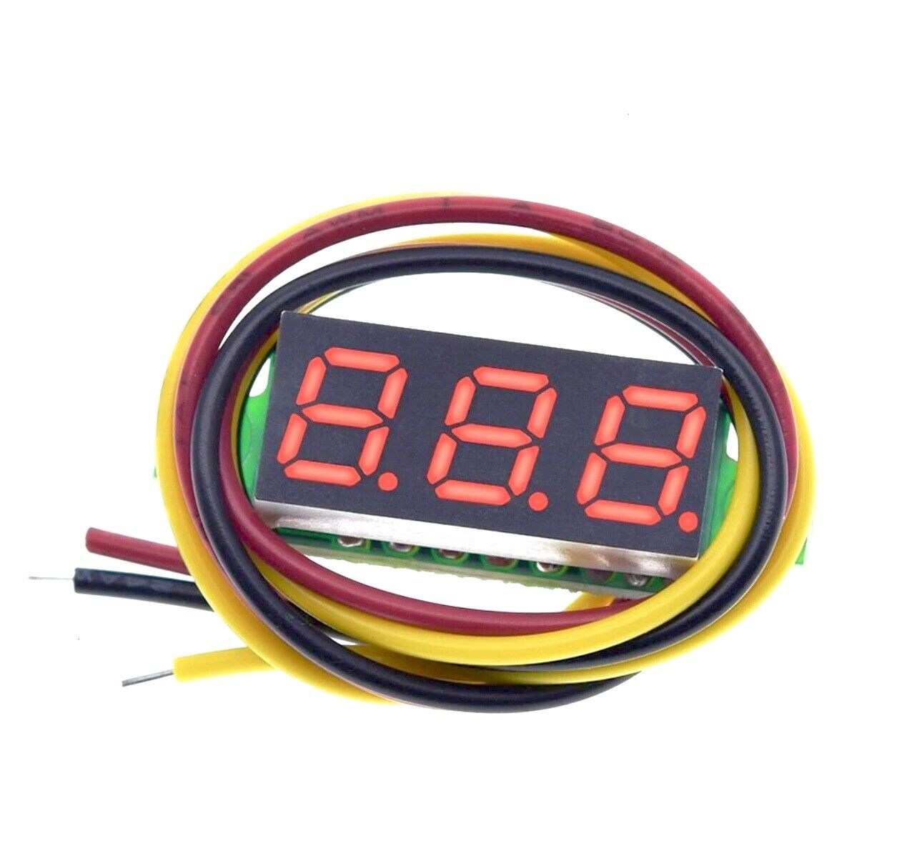 0.28”/0.36” Digital DC Voltage Meter LED Voltage Display Three Wire DC0-100V