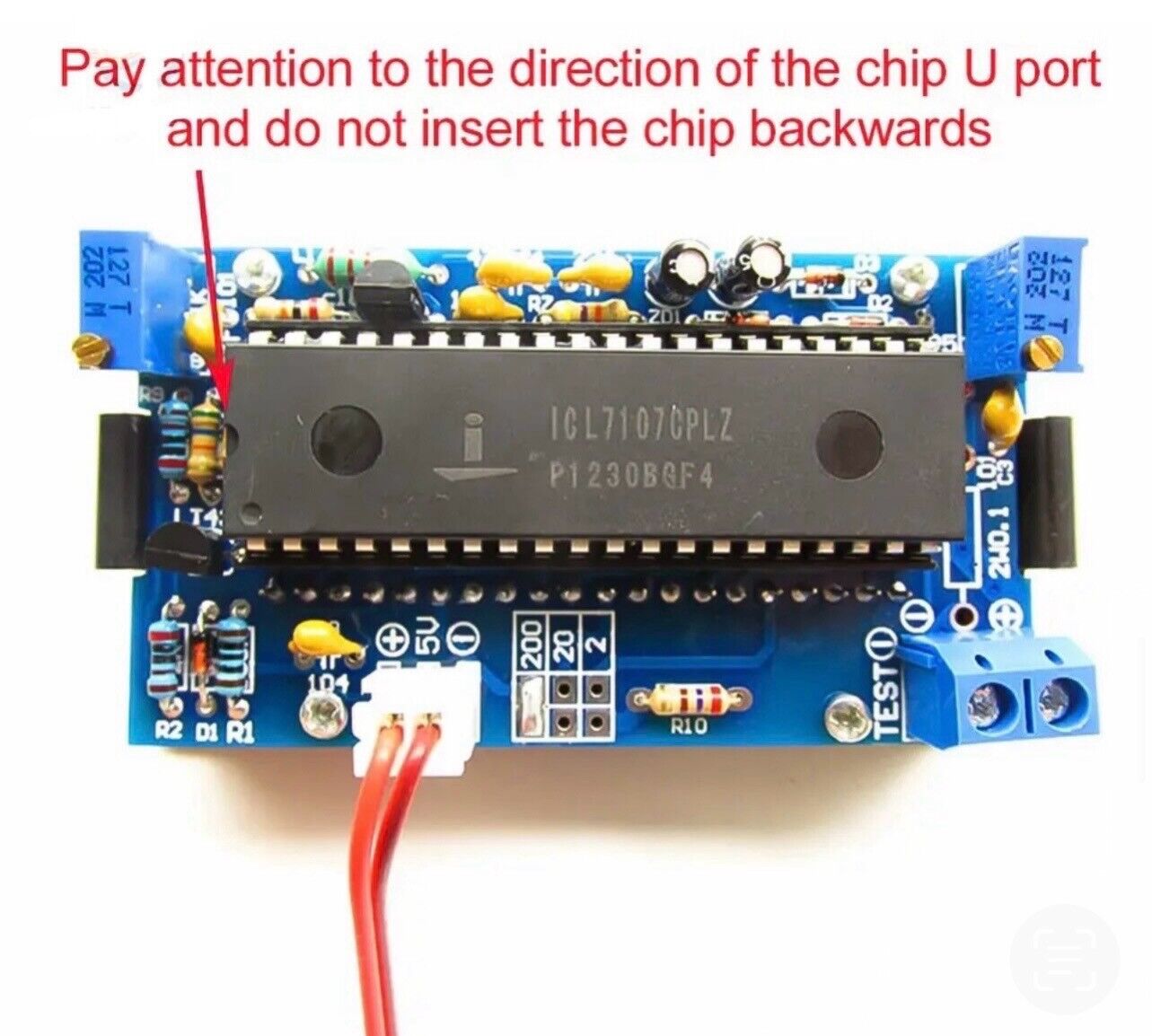 ICL7107 DIY 0-200V Digital Voltmeter Soldering Project DIY Module DC 5V Ammeter