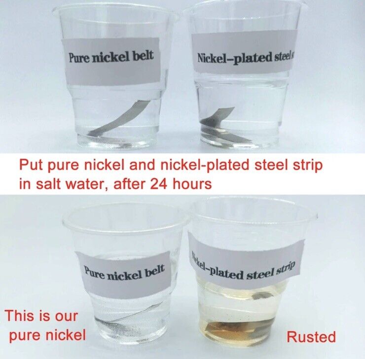 5 Mtrs 8 x 0.1mm Pure nickels Nickel Strip Tape Spot Welders Welding Equipment