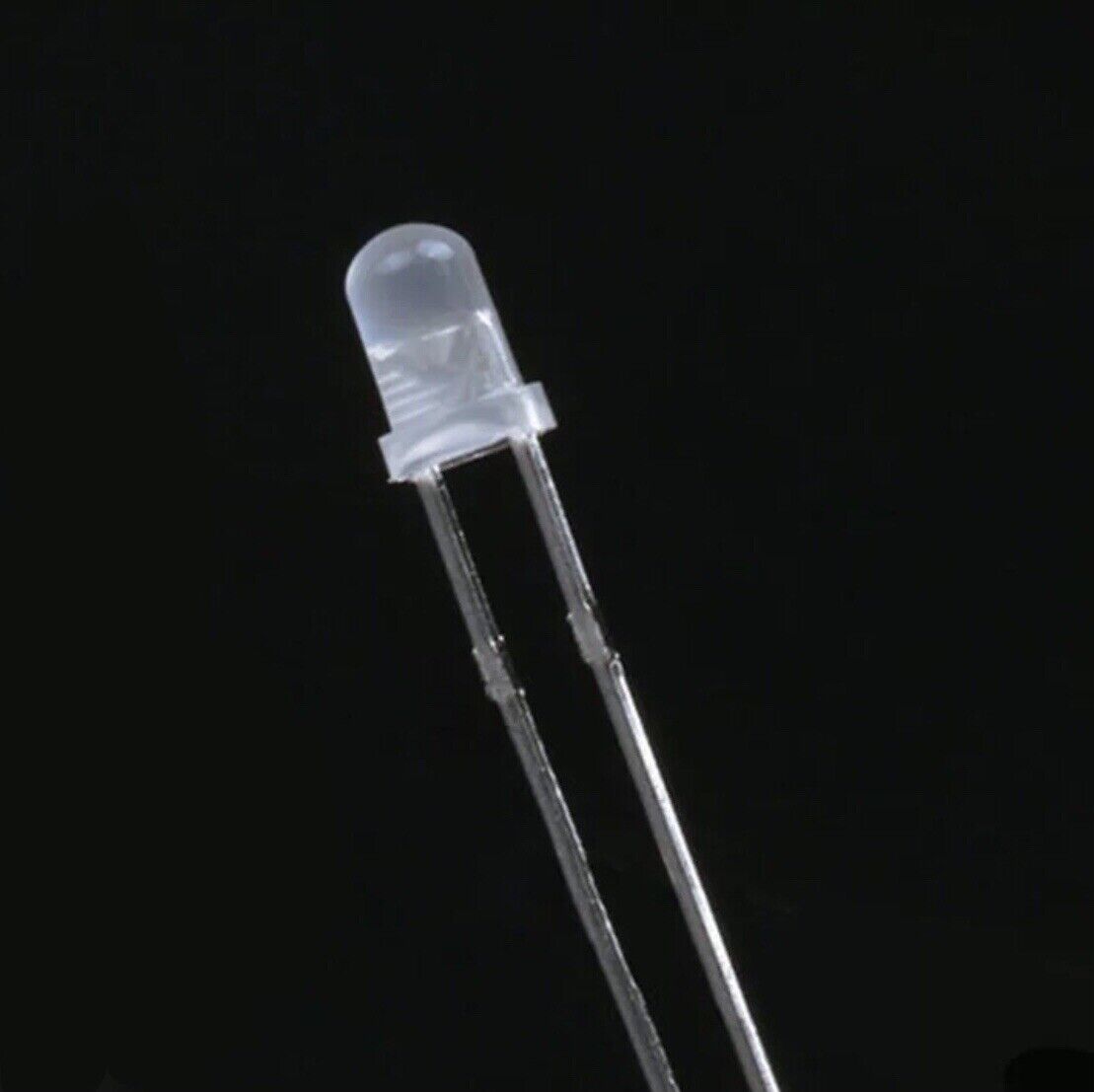 100pc 3mm YELLOW-GREEN Diffused Round Top LED Light Emitting Diodes 572nm