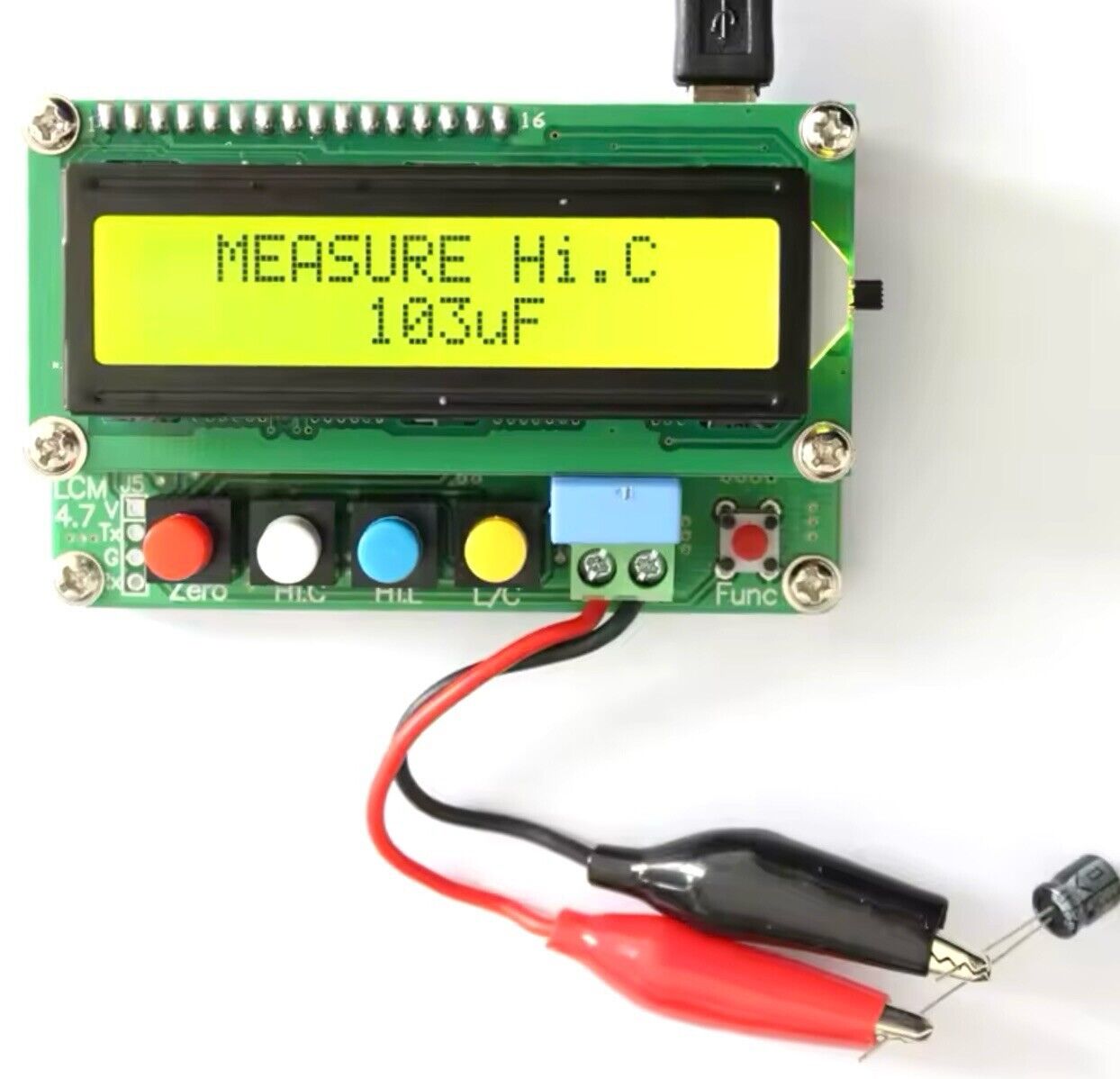 Precision Digital LC100-A LCD High Inductance Capacitance L/C Meter Tester DIY