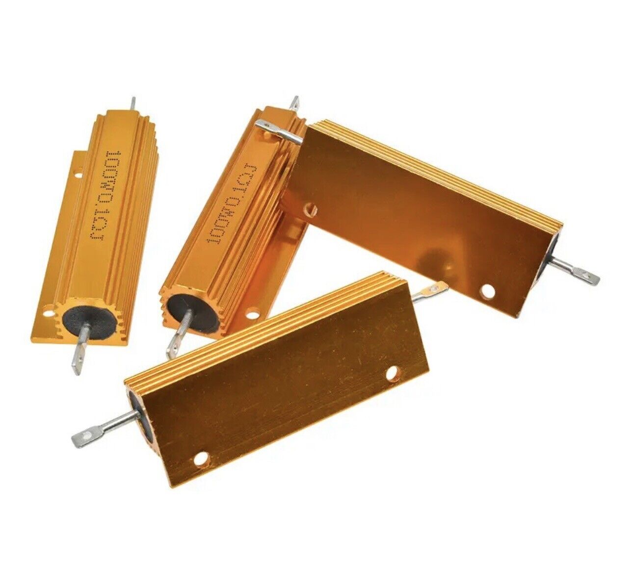 1 X 100 Watt Power Resistor Aluminium Shell Case Wire Wound Resistor 0.05R-50KR