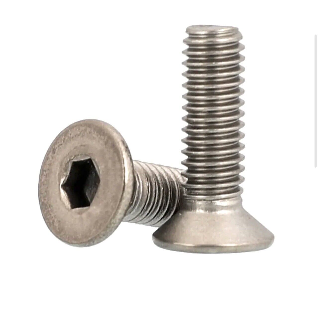 5-10PCS X Titanium Countersunk & Button Head Screws & Nuts Pure Grade 2-Ta2