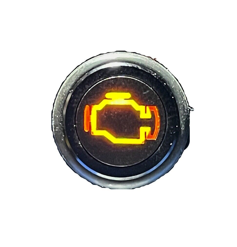 14mm Dash Panel Warning Pilot Light 7PCS Kit Indicator Lamp Car 12-36V
