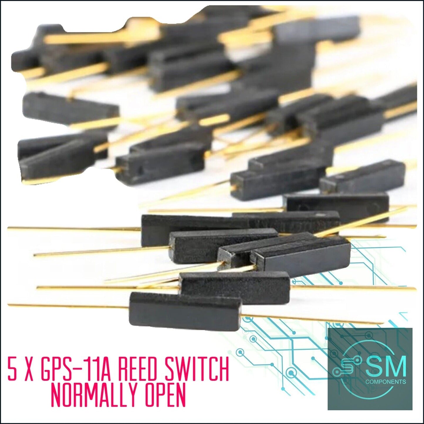 5PCS Reed Switch GPS-11A Magnetic Switch Normally Open 3x11mm DIY Electronics