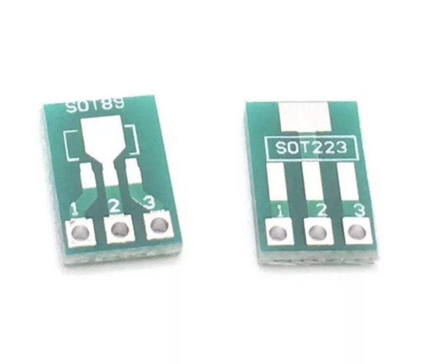 15PCS SOT89 SOT223 to DIP Transfer Board DIP Pin Board Pitch Adapter FR4