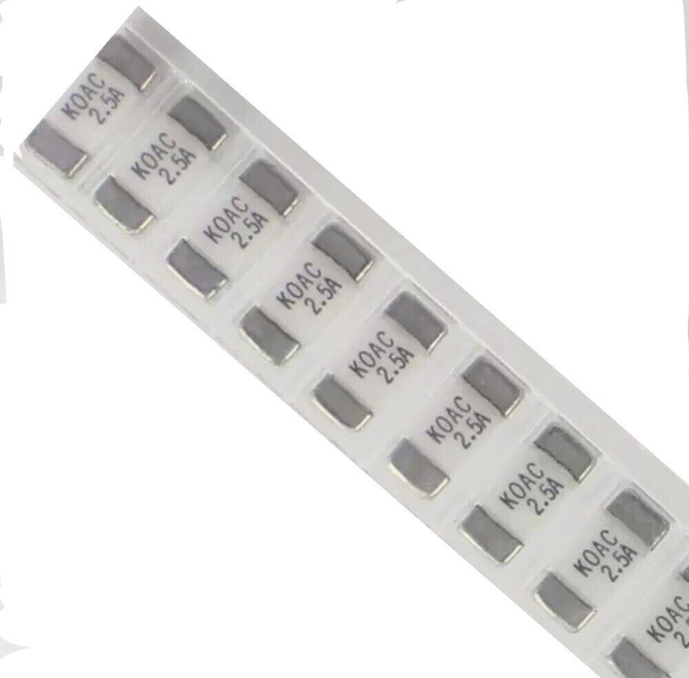32PCS 1808 125V SMD Ultra-Fast blow rapid fuses 15 Value 500mA TO 15A + Holders