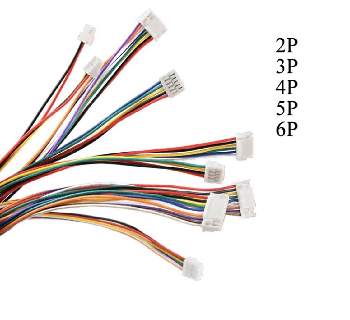 10 Sets SH 1.0mm 2 Pin Wired Micro Connector Quadcopter Electronic Drone 20PCS