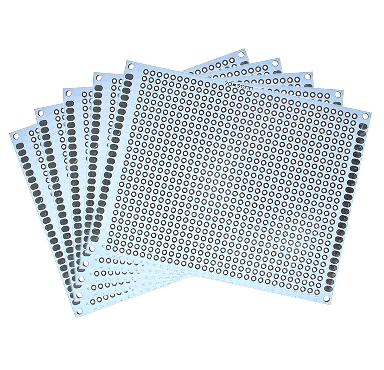 5PCS 90x70 Double Side FR4 Arduino Prototype Universal PCB Board Soldering WHITE