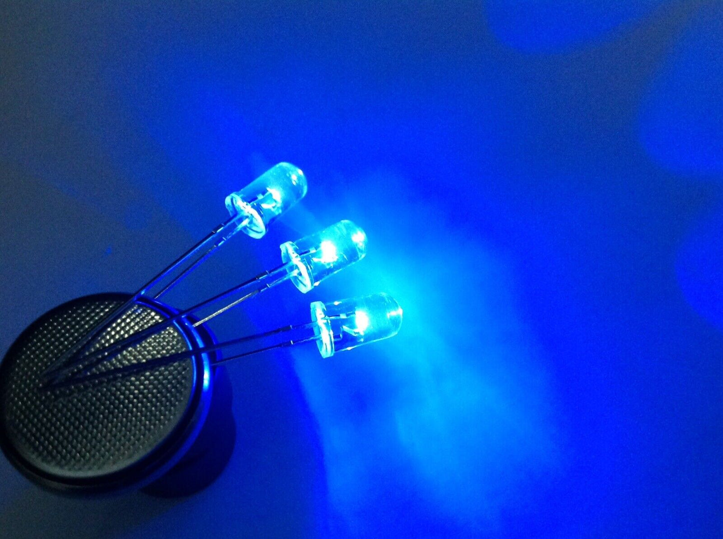 3MM Flashing Red Blue 1.0Hz LED Light Emitting Diode Round 200PCS Red-Blue Flash