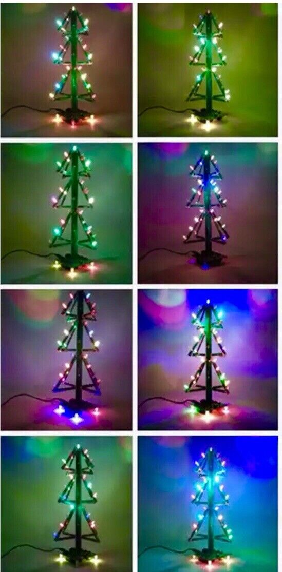 DIY 3D Xmas Music Christmas Tree Soldering Kit Flashing LED Electronic Kit