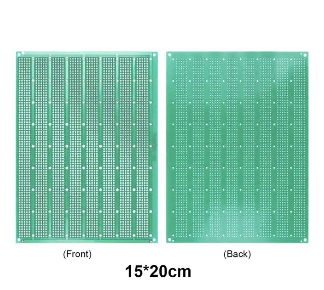 1 X Single Side FR4 DIY Breadboard Style Prototype 2.54mm Universal PCB 20x15cm