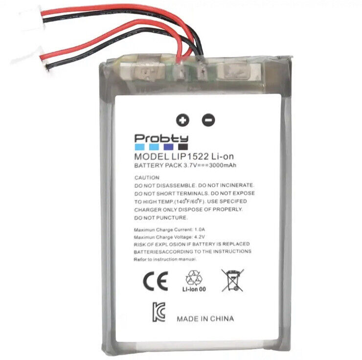 2 X Replacement Battery Sony Playstation PS4 PS4 PRO Wireless Controller 3000mAh