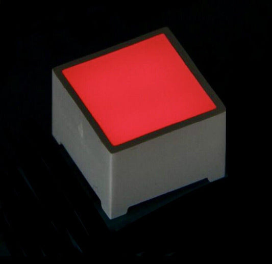 2PCS 15 X 15mm LED Block Diodes RED 625nm Light Emitting Diodes For DIY Project