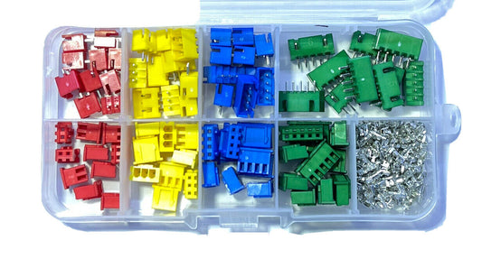 40 Sets JST XH2.54 2P 3P 4P 5P pin 2.54mm 22-30 awg Terminal kit JST connector