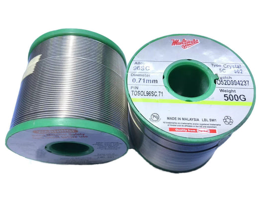 Multicore Lead Free 99C Tin/Copper Solder Crystal 511 5C Flux 1.0mm 0.5kg 1PC