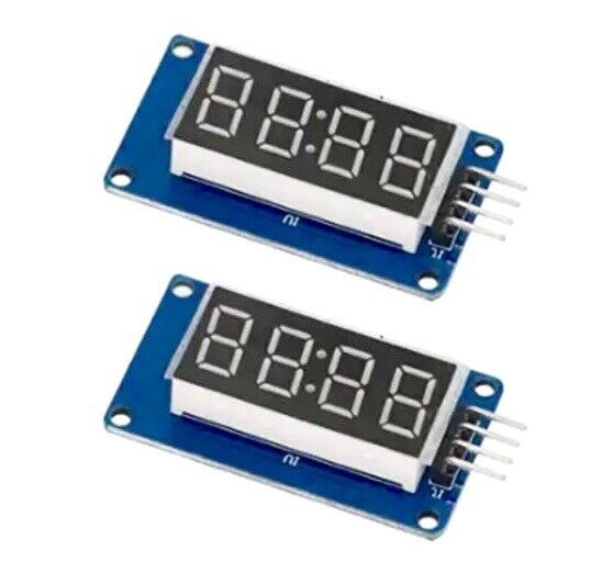 2 X TM1637 4 Bit Digital Tube LED Display  Module Clock Display for Arduino CA