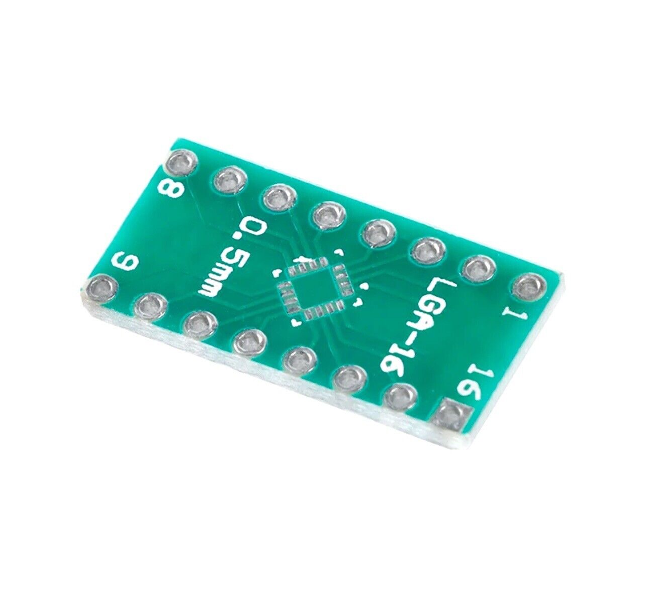 10PCS LGA16/QFN16 to DIP16 QFN 0.5mm to 2.54mm QFN16 Adapter to DIP Transfer PCB
