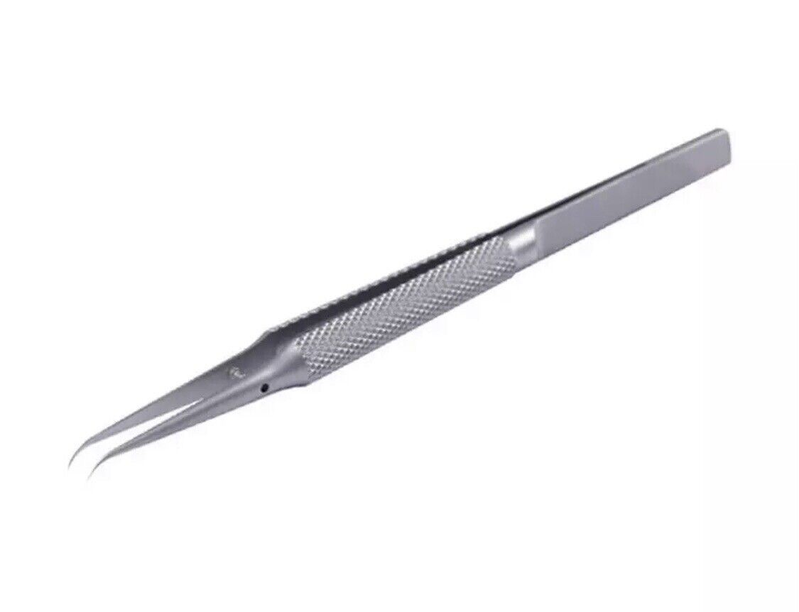 Titanium Alloy 0.15mm CURVED Point Professional Tweezer for Electronics Repair