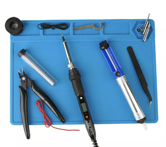 Soldering Mat Solder Station Insulated Silicone Heat Resistant S-110 280x200x3