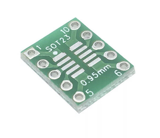 15pcs SOT23 MSOP10 to DIP Transfer Board DIP Pin Board DIY Adapter FR4