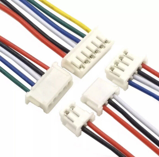 10 Sets 1.5mm ZH 2 Pin Wired Micro Connector Quadcopter Electronic Drone 20PCS