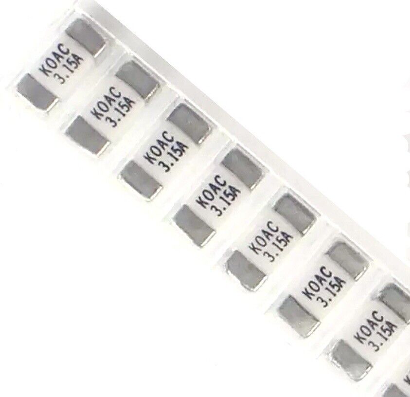 32PCS 1808 125V SMD Ultra-Fast blow rapid fuses 15 Value 500mA TO 15A + Holders