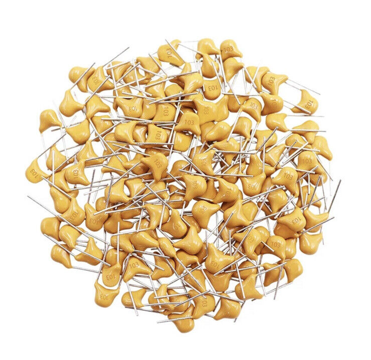 300PC 10 Values 50V 10pF~100nF Multilayer DIP Ceramic Capacitor Kit DIY Repairs