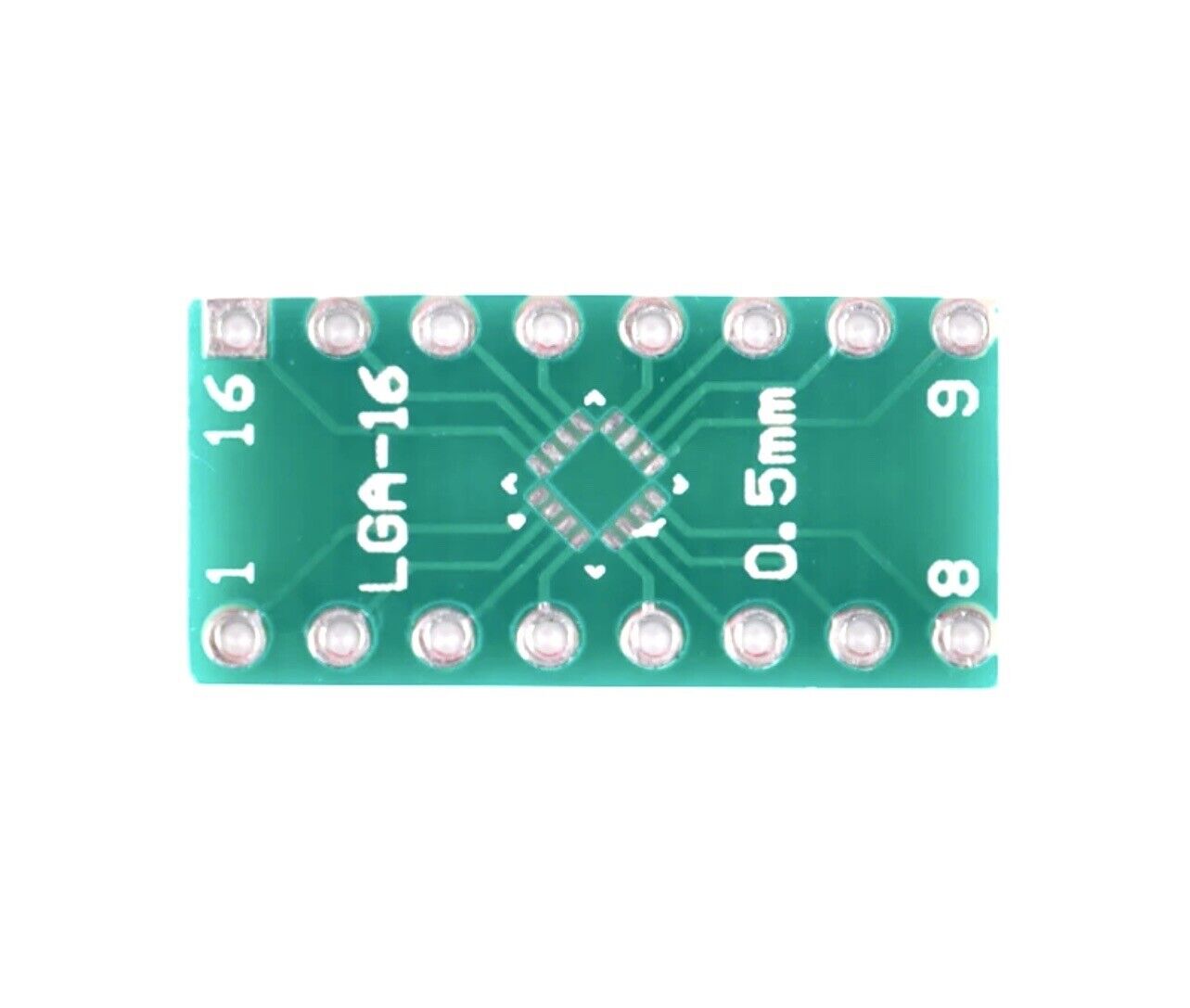 10PCS LGA16/QFN16 to DIP16 QFN 0.5mm to 2.54mm QFN16 Adapter to DIP Transfer PCB