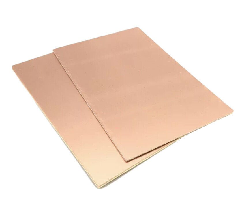 2 Pcs PCB Single Sided Copper Clad FR4 DIY Laminate PCB Circuit Board 100 X 80