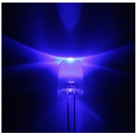10pcs 10mm 12V Prewired 1.5Hz FLASHING Clear Top Leds All Colours Hobby DIY