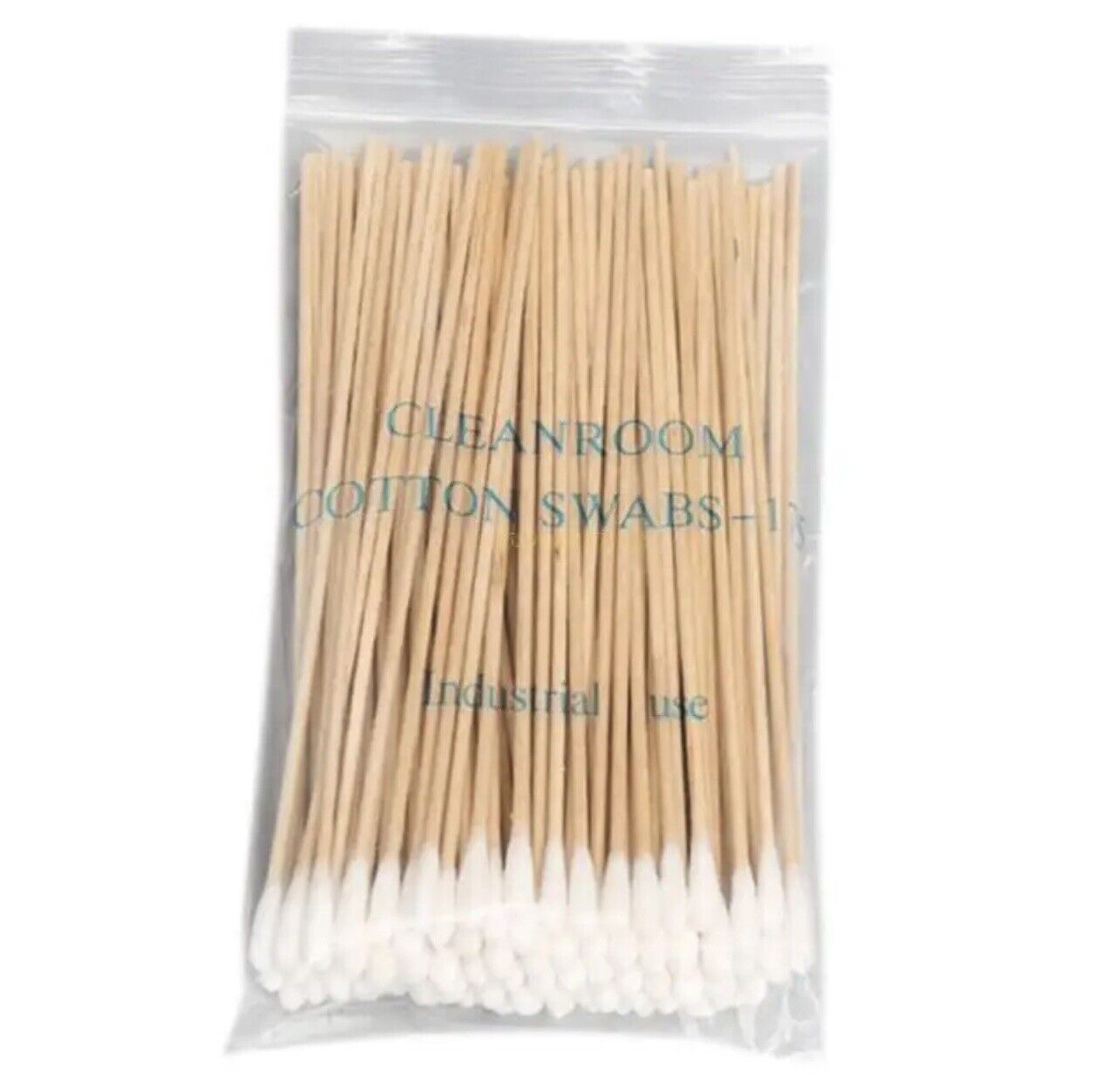 100PCS 150mm Clean Room Long Cotton Swab Sticks PCB Cleaning DIY Antistatic