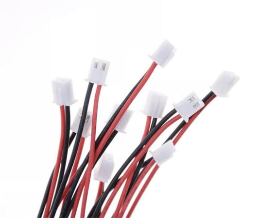 10 X 2.54mm 2 PIN XH JST Micro Connector FPV Quadcopter Drone DIY Electronics