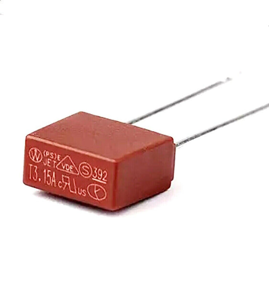 65PCS TE5-392 Square Plastic Fuse 250V PCB Mount T500mA-T10A 13 Values 5 Each