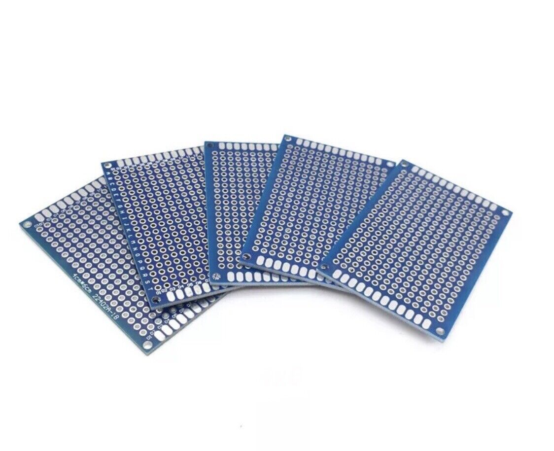 20PCS 4 Sizes Double Side FR4 PCB Arduino Prototype DIY 5x7cm 4x6cm 3x7cm 2x8cm