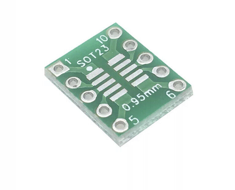 15pcs SOT23 MSOP10 to DIP Transfer Board DIP Pin Board DIY Adapter FR4
