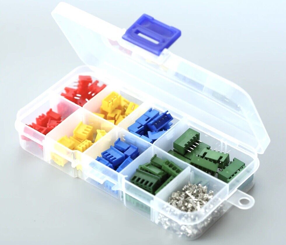 40 Sets JST XH2.54 2P 3P 4P 5P pin 2.54mm 22-30 awg Terminal kit JST connector