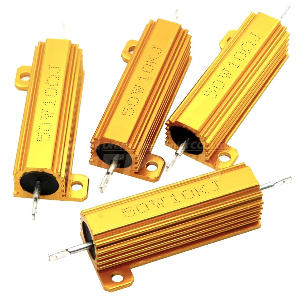 1 X 50 Watt Power Resistor Aluminium Shell Case Wire Wound Resistor 0.1R-50KR 5%