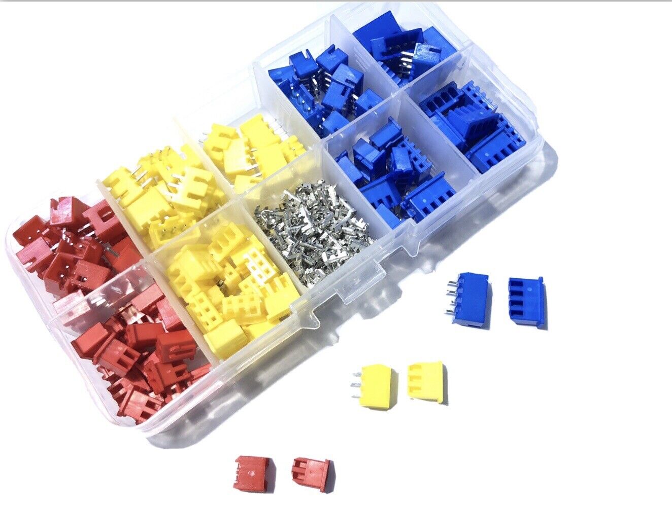 320pcs XH2.54 2p 3p 4p pin 2.54mm pitch 22-30 awg Terminal kit JST connector Au