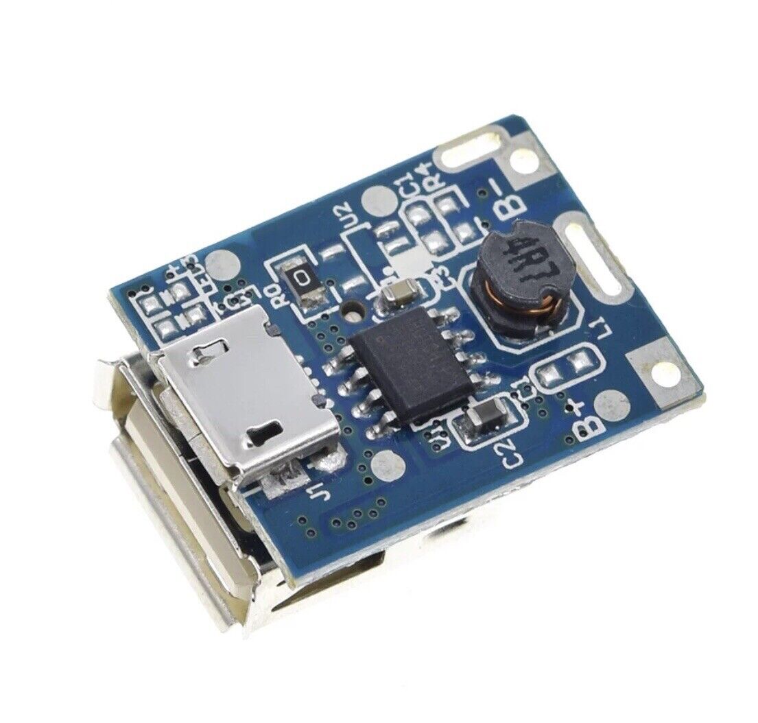 3PCS Step Up Power Supply Module 5V 1A Boost Battery USB Charge Protection