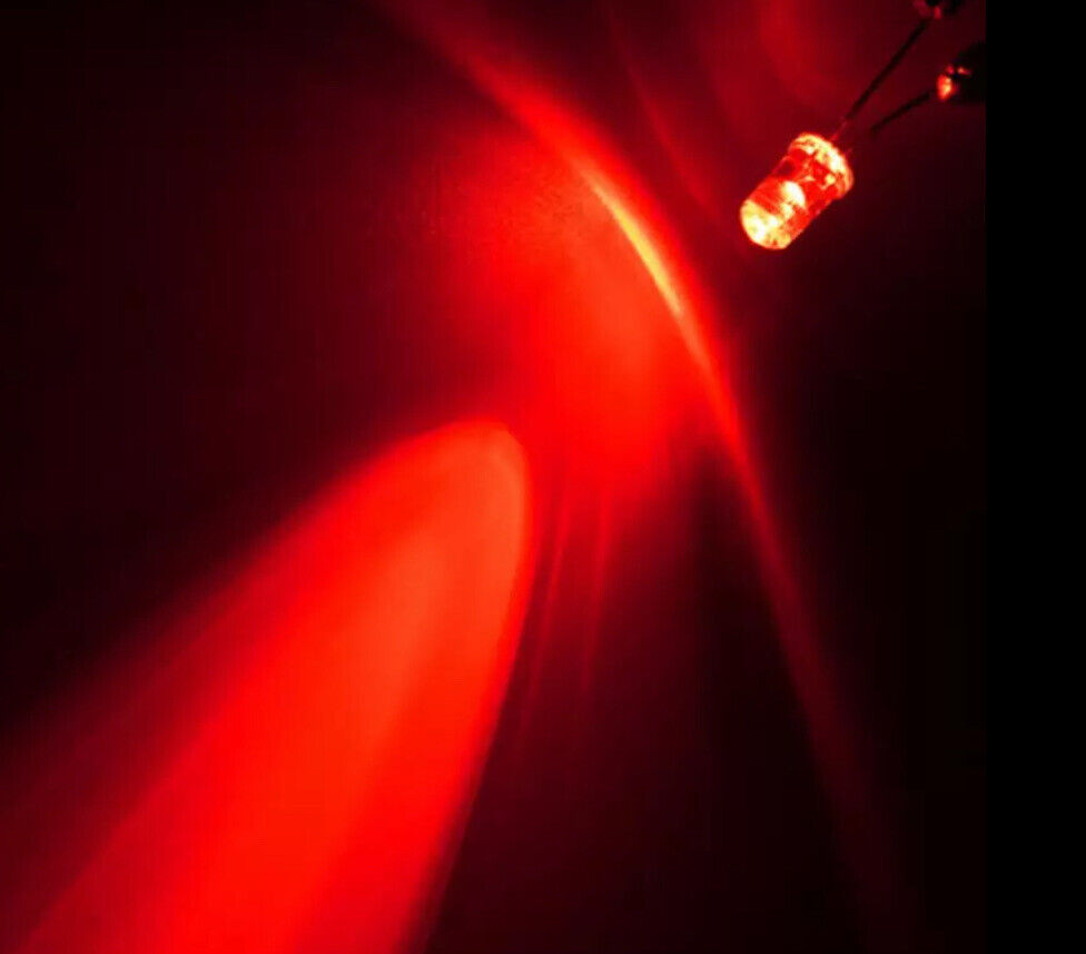 100PCS 5mm Red LED Flicker Flame Diodes DIY Candle Light Emitting Diodes